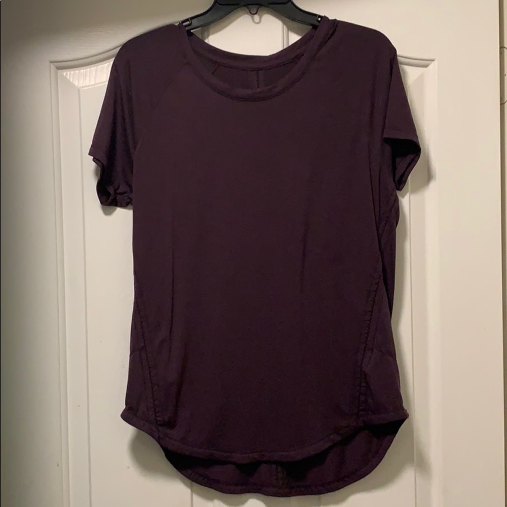 Plum athletic top